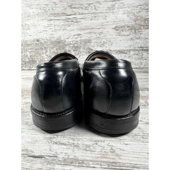 Men\'s Allen Edmonds \'Cody\' Black Woven Leather Kiltie Tassel Loafers Sz 12D main image 10